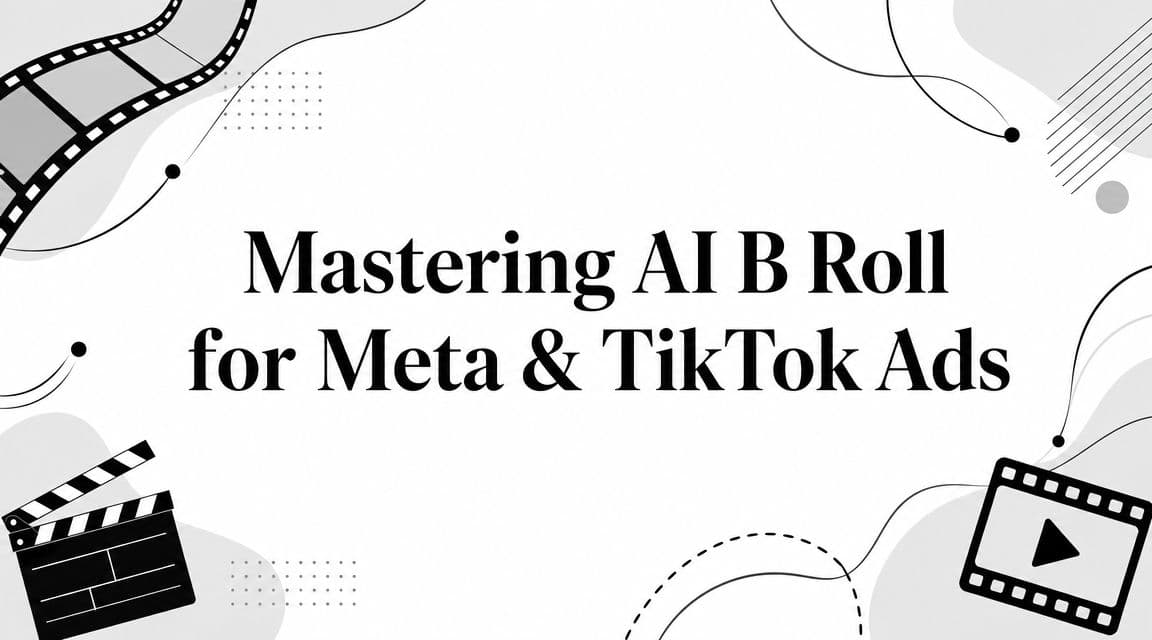 Mastering AI B Roll for Meta & TikTok Ads