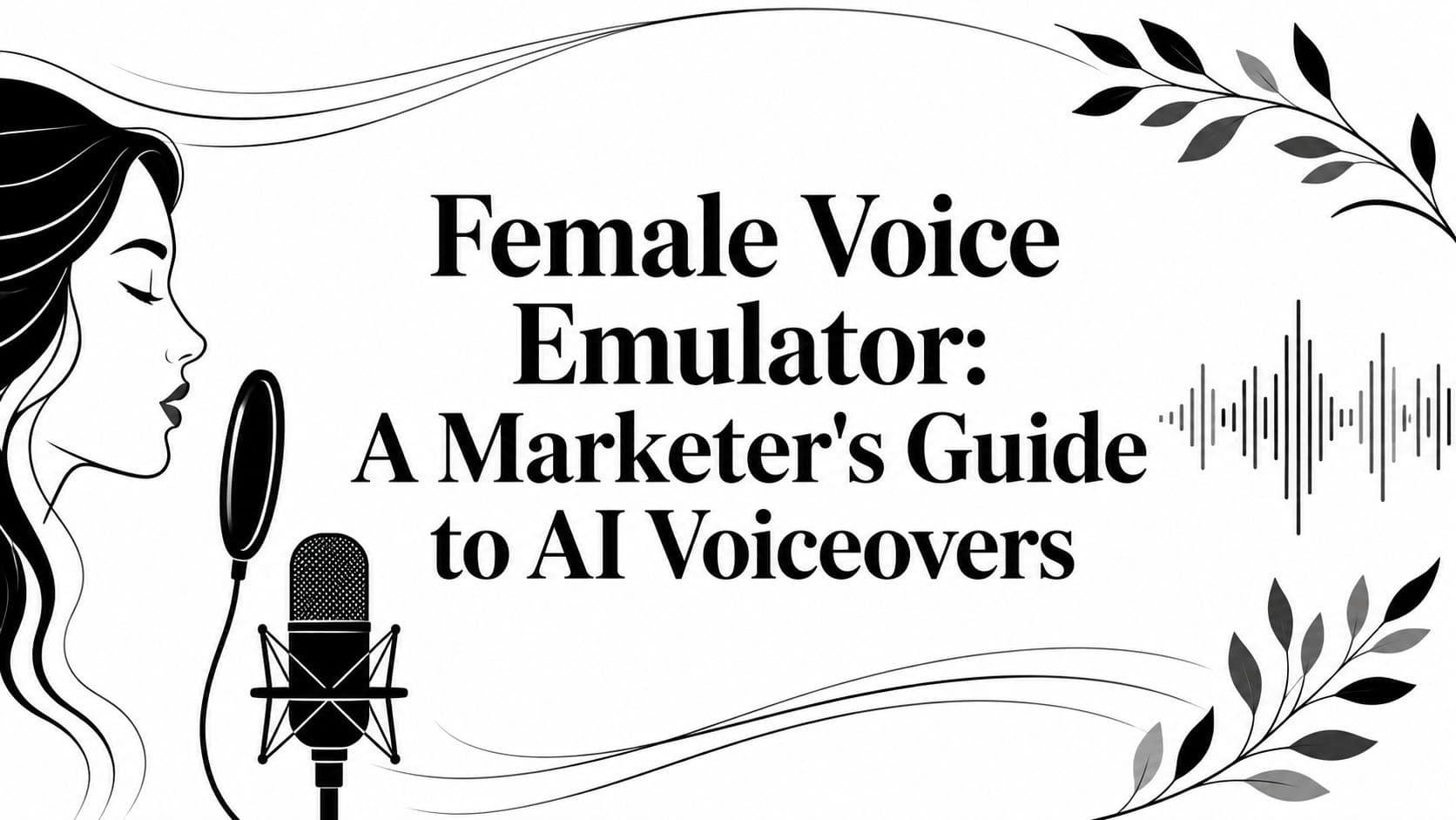 Female Voice Emulator: A Marketer's Guide to AI Voiceovers