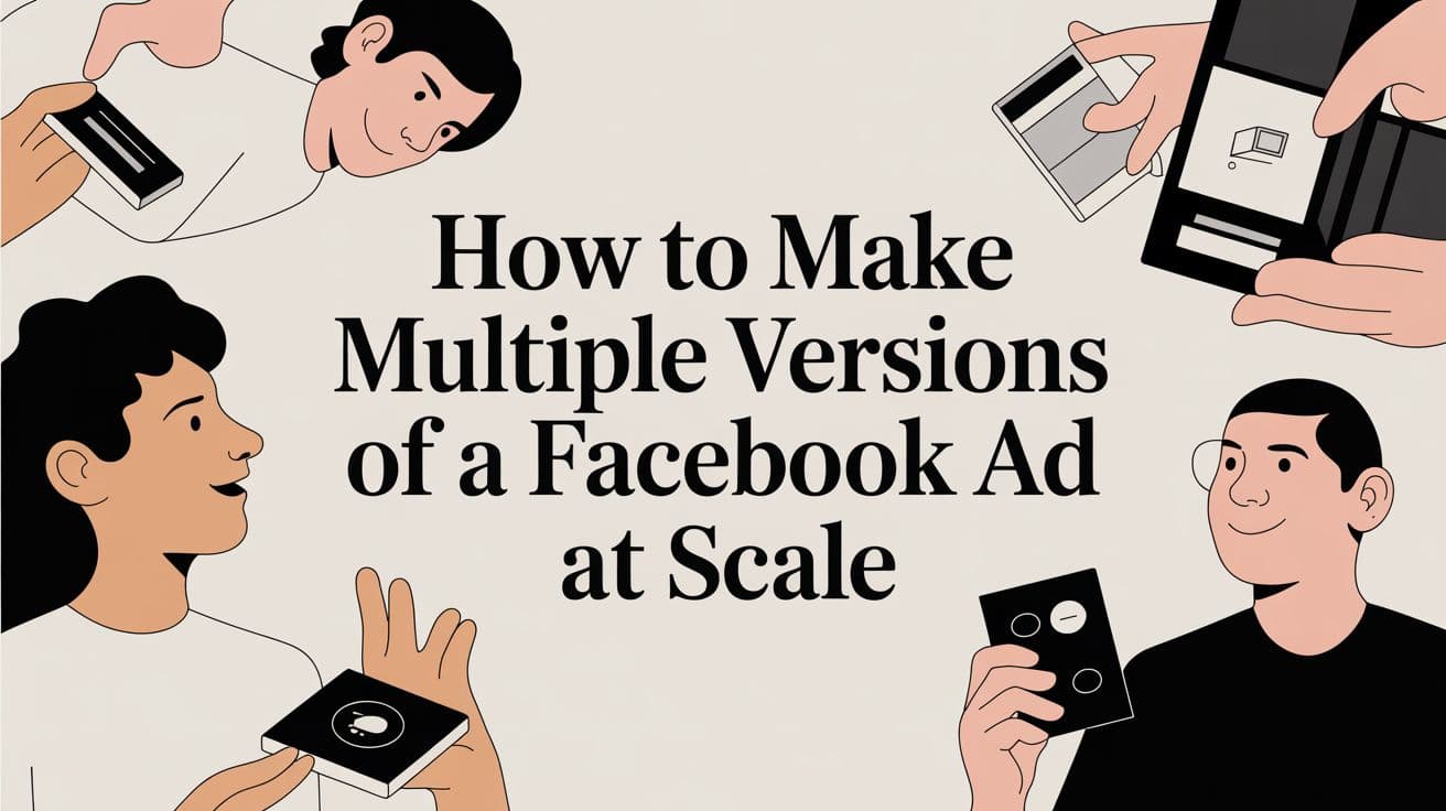 How to Make Multiple Versions of a Facebook Ad at Scale