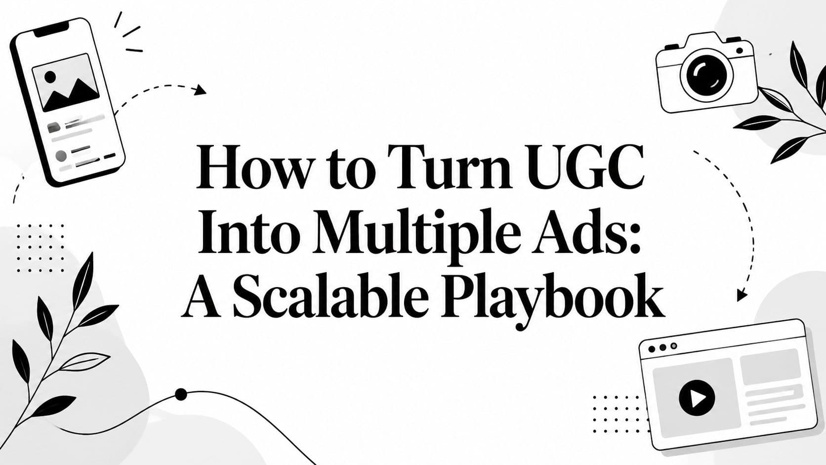 How to Turn UGC Into Multiple Ads: A Scalable Playbook