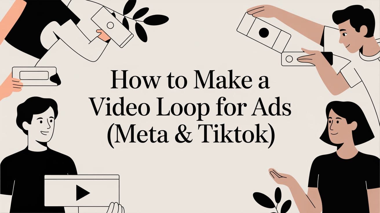 How to Make a Video Loop for Ads (Meta & TikTok)