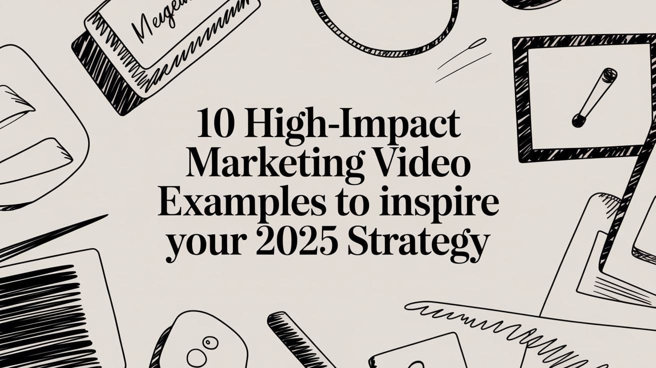 10 High-Impact Marketing Video Examples for Your 2026 Strategy