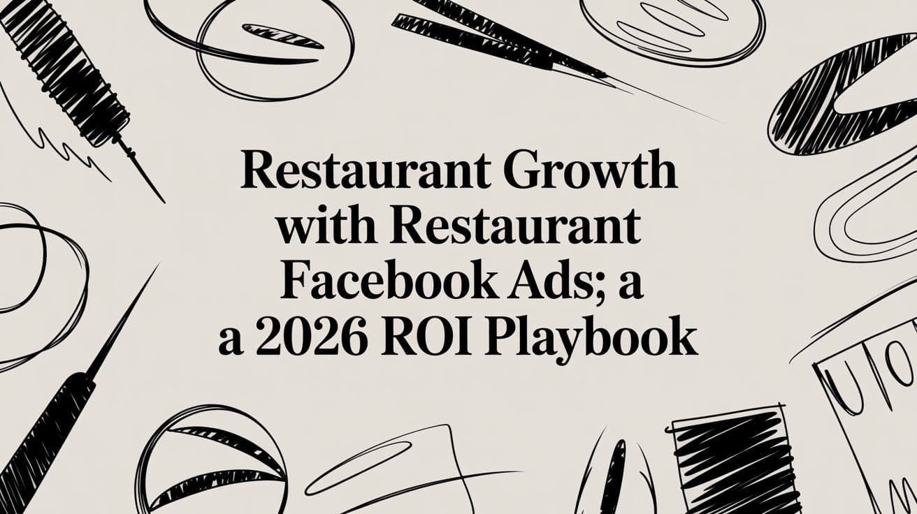 Restaurant Facebook Ads: A 2026 ROI Playbook