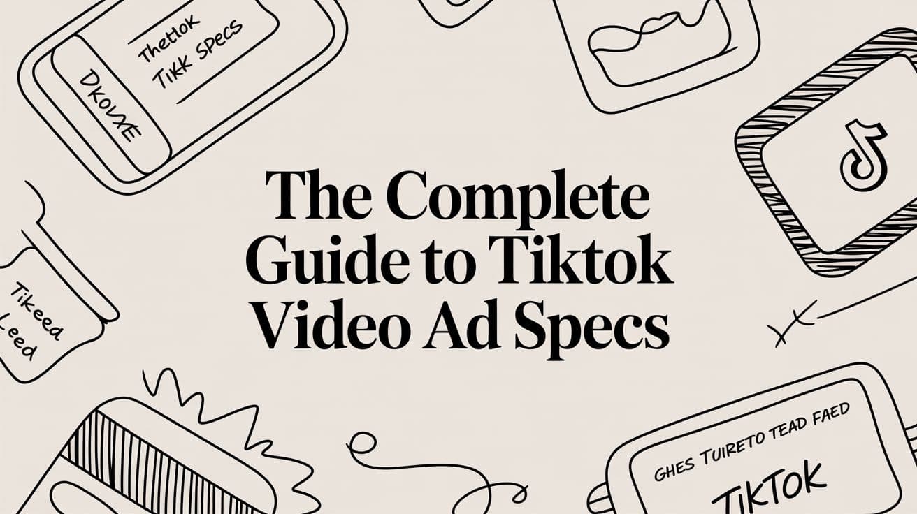 TikTok Ad Specs 2026: Video Sizes, Safe Zones, and Creative Checklist