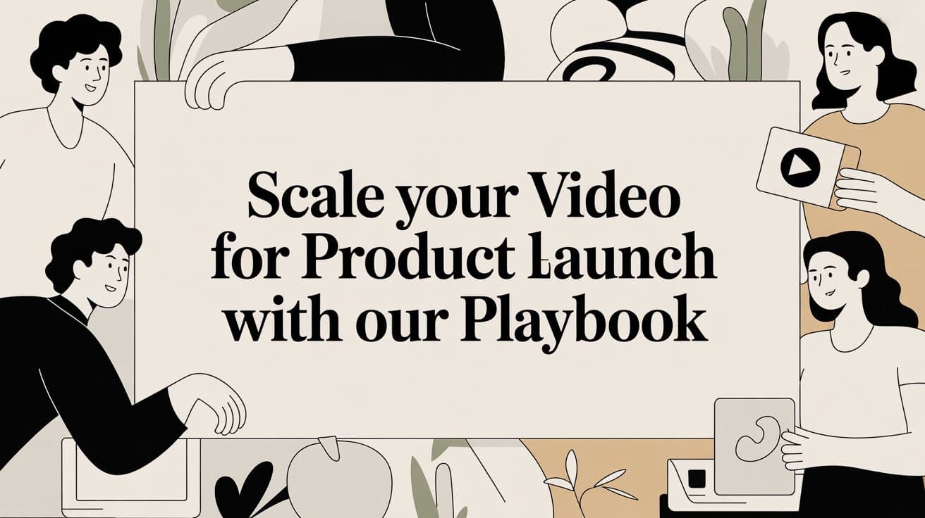 Scale Your Video for Product Launch With Our Playbook