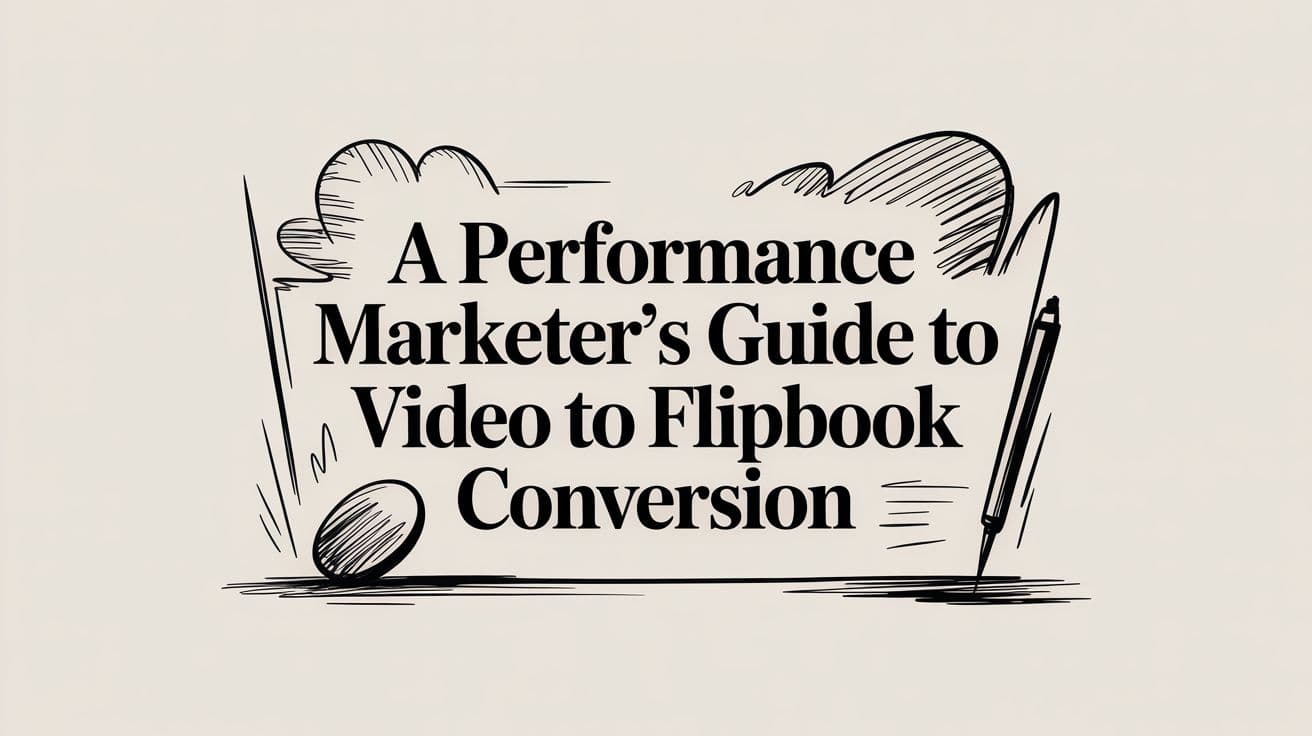 A Performance Marketer's Guide to Video to Flipbook Conversion